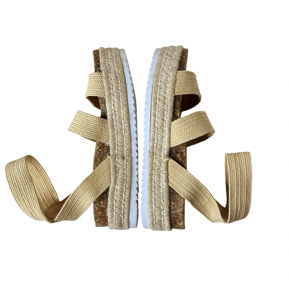Steve Madden Kimmie Espadrille in Natural Raffia 7